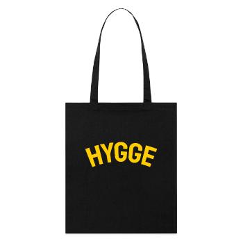 Hygge Style de vie scandinave - Tote bag bio Stanley/Stella - noir - Devant
