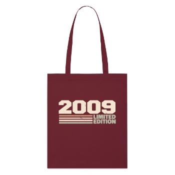 2009 Cadeau Anniversaire 2009 édition limitée 2009 - Tote bag bio Stanley/Stella - bordeaux - Devant