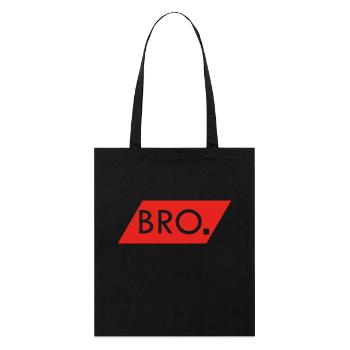 BRO - Stanley/Stella Bio-Stoffbeutel - Schwarz - Vorne