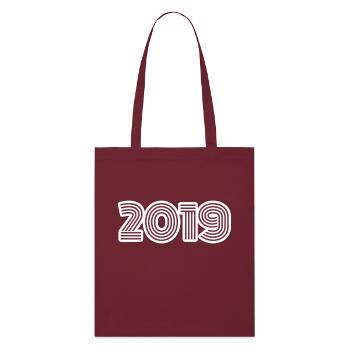 2019 - Tote bag bio Stanley/Stella - bordeaux - Devant