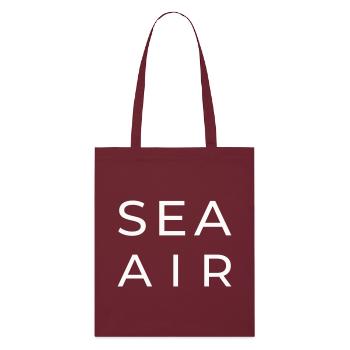 SEA AIR - Tote bag bio Stanley/Stella - bordeaux - Devant
