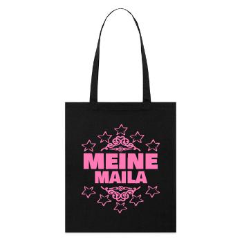 Entwurf als  - Stanley/Stella Bio-Stoffbeutel - Schwarz - Vorne