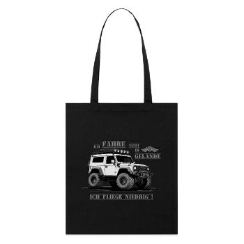 Véhicule tout-terrain - Tote bag bio Stanley/Stella - noir - Devant