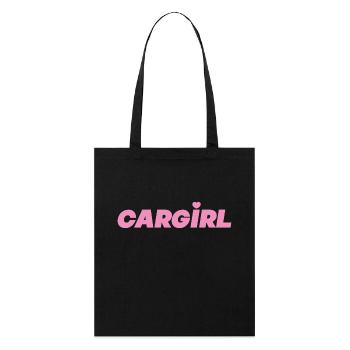 car girl Design / Auto Tuning Designs - Stanley/Stella Organic Tote Bag - black - Front