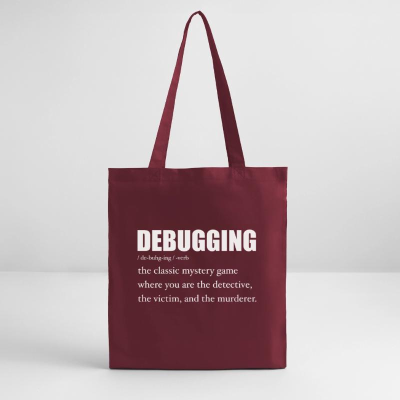 Programmer Debugging Definition Funny IT Developer Tote bag bio Stanley/Stella