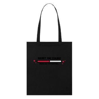 RESET en cours - Tote bag bio Stanley/Stella - noir - Devant