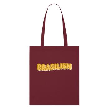 Brazil as a holiday - Stanley/Stella Organic Tote Bag - burgundy - Front