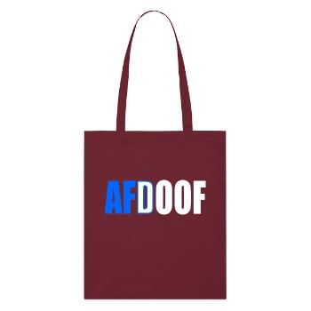 Afd doof afdoof - Stanley/Stella Bio-Stoffbeutel - Burgunderrot - Vorne