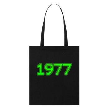 1977 - Stanley/Stella Bio-Stoffbeutel - Schwarz - Vorne