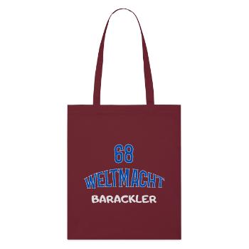 Caserne du 68e Pouvoir Mondial - Tote bag bio Stanley/Stella - bordeaux - Devant