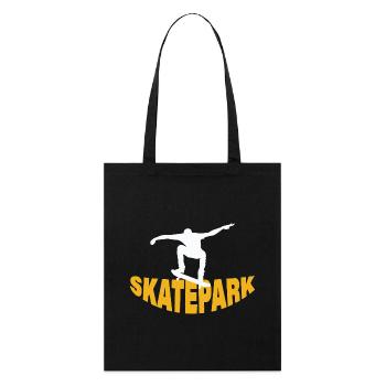 Skatepark - Tote bag bio Stanley/Stella - noir - Devant