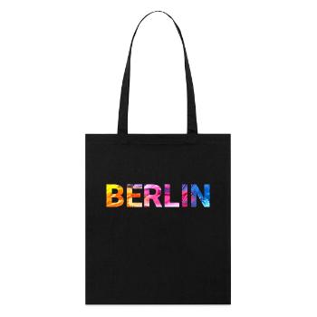 Berlin - Stanley/Stella Organic Tote Bag - black - Front