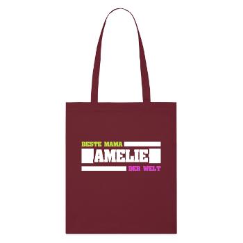 Mère Amélie - Tote bag bio Stanley/Stella - bordeaux - Devant