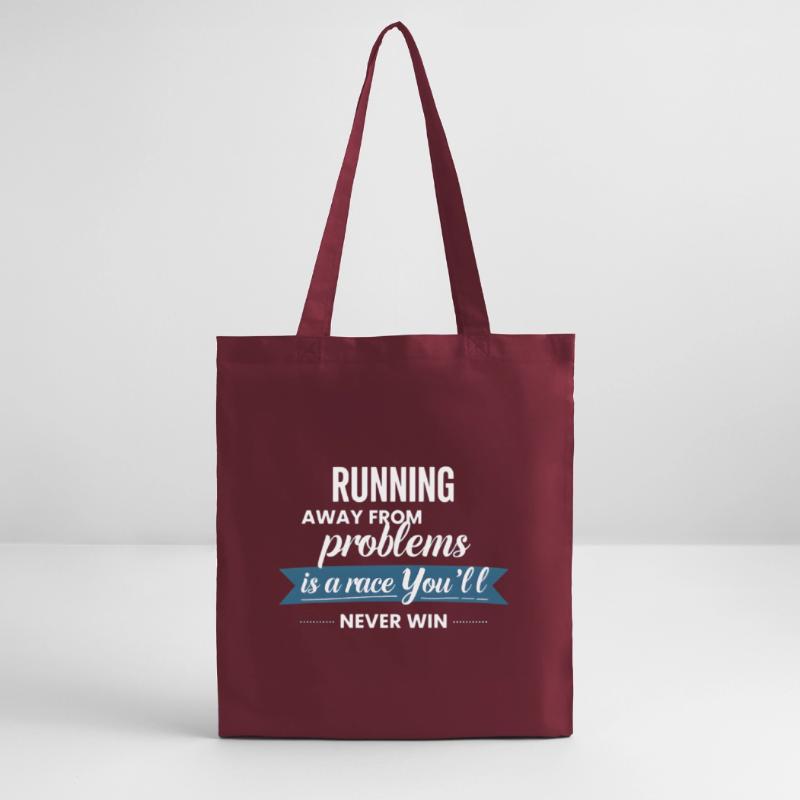 Fleeing from problems is not a solution Stanley/Stella Organic Tote Bag