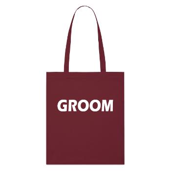 Groom - Tote bag bio Stanley/Stella - bordeaux - Devant