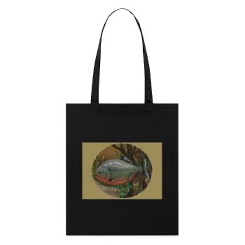 Piranha - Stanley/Stella Organic Tote Bag - black - Front