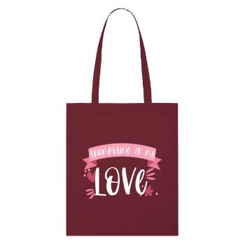 Trampoline Jumping Sport Hobby Springerin Cadeau - Tote bag bio Stanley/Stella - bordeaux - Devant