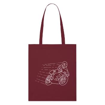 Le spectre du motard - Tote bag bio Stanley/Stella - bordeaux - Devant