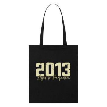 Original 2013 Rétro 2013 Cadeau d’anniversaire 2013 - Tote bag bio Stanley/Stella - noir - Devant