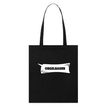 Les facteurs d’orgues comme bulles de dialogue - Tote bag bio Stanley/Stella - noir - Devant