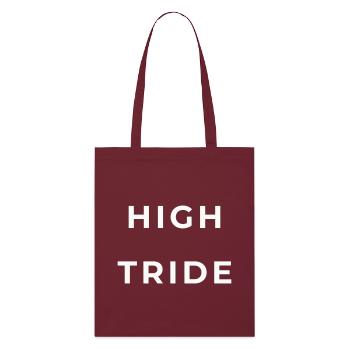 High Pride Bold Typography - Tote bag bio Stanley/Stella - bordeaux - Devant