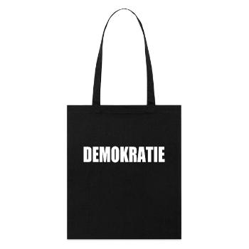 Demokratie - Stanley/Stella Bio-Stoffbeutel - Schwarz - Vorne