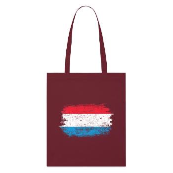 Coup de pinceau Drapeau néerlandais - Tote bag bio Stanley/Stella - bordeaux - Devant