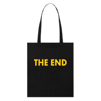 The end - Stanley/Stella Bio-Stoffbeutel - Schwarz - Vorne
