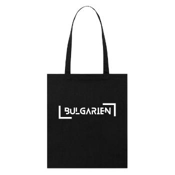 Bulgarien - Stanley/Stella Bio-Stoffbeutel - Schwarz - Vorne