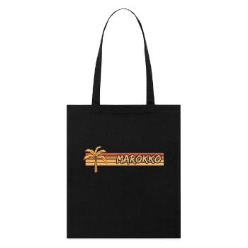 Le Maroc en vacances - Tote bag bio Stanley/Stella - noir - Devant