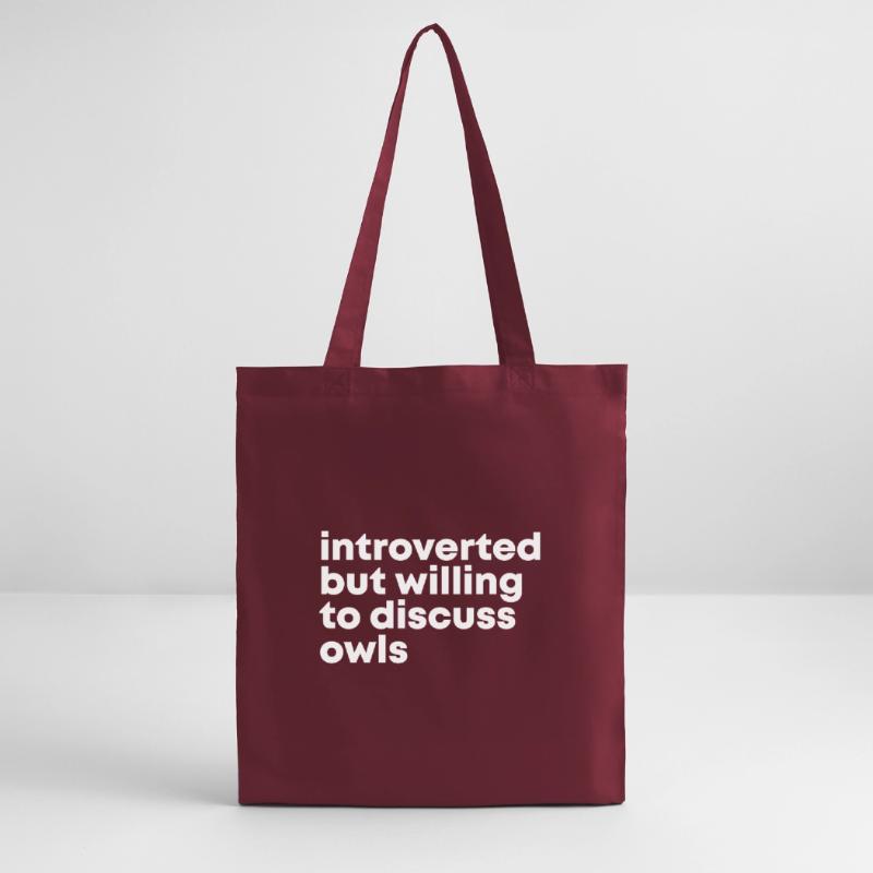 Eule Eule Eule Eule Stanley/Stella Bio-Stoffbeutel