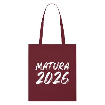 Maturité 2026 - Tote bag bio Stanley/Stella - bordeaux - Devant