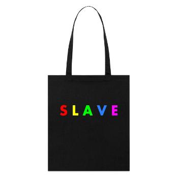 Slave - Stanley/Stella Bio-Stoffbeutel - Schwarz - Vorne