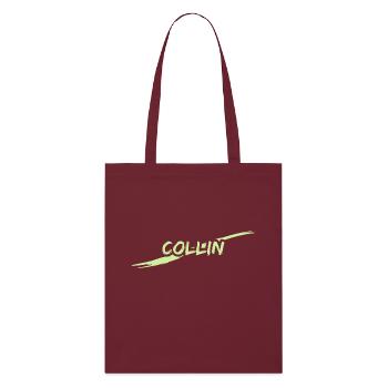Collin - Stanley/Stella Bio-Stoffbeutel - Burgunderrot - Vorne