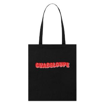 Guadeloupe as a holiday - Stanley/Stella Organic Tote Bag - black - Front
