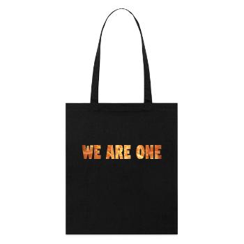 WE ARE ONE - Stanley/Stella Organic Tote Bag - black - Front