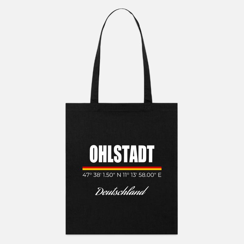 Ohlstadt - Stanley/Stella Bio-Stoffbeutel - Schwarz
