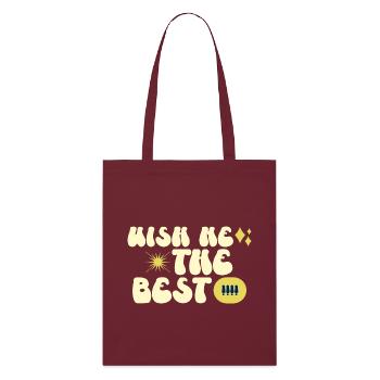 Wish me the best - Tote bag bio Stanley/Stella - bordeaux - Devant