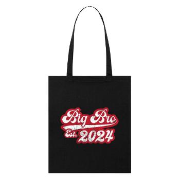 Big Bro Est 2024 - Tote bag bio Stanley/Stella - noir - Devant