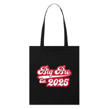 Big Bro Est 2025 - Tote bag bio Stanley/Stella - noir - Devant