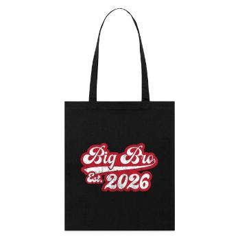 Big Bro Est 2026 - Tote bag bio Stanley/Stella - noir - Devant