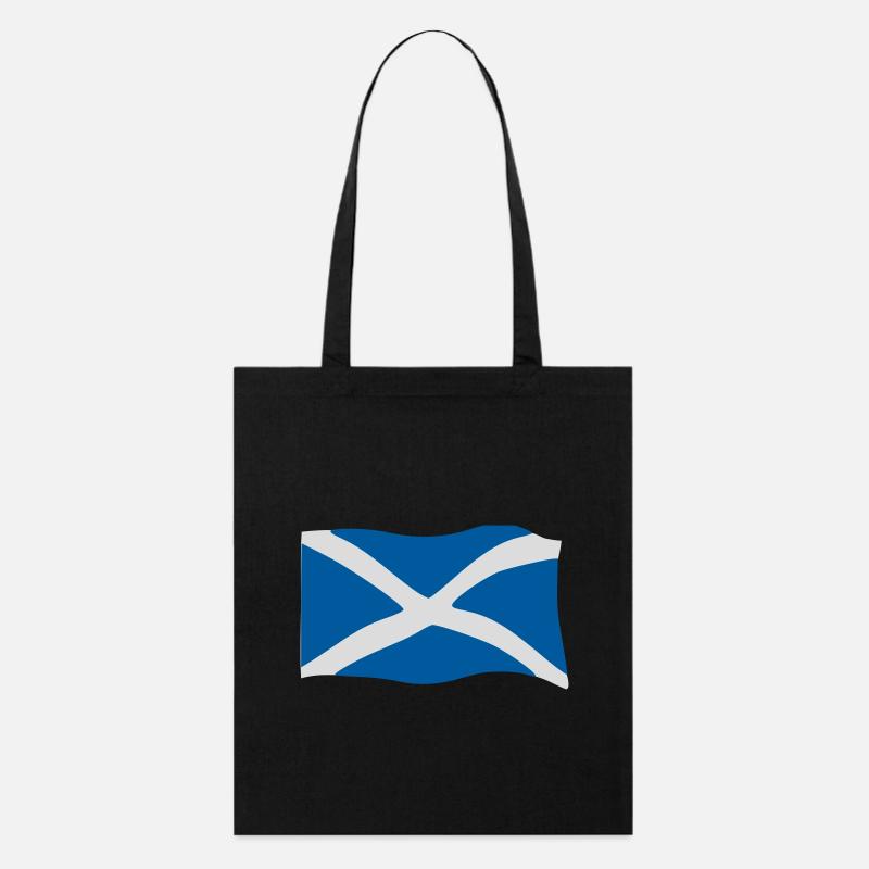 Drapeau de l'ecosse - Tote bag bio Stanley/Stella - noir