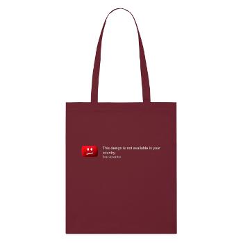 Design in Ihrem Land nicht verfügbar - Stanley/Stella Bio-Stoffbeutel - Burgunderrot - Vorne