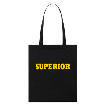 Superior - Stanley/Stella Bio-Stoffbeutel - Schwarz - Vorne