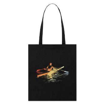 Rower Vintage Look - Stanley/Stella Organic Tote Bag - black - Front