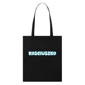 Trekking Kosciuszko - Tote bag bio Stanley/Stella - noir - Devant