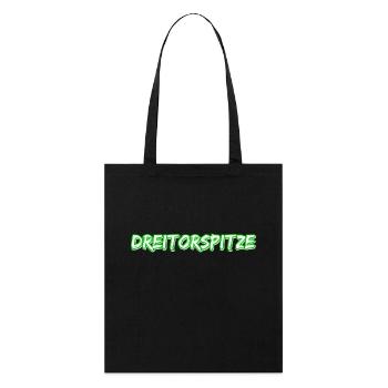 Trekking Dreitorspitze - Tote bag bio Stanley/Stella - noir - Devant
