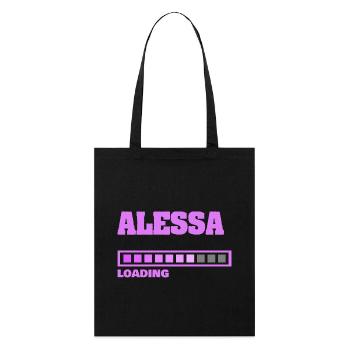 ALESSA - Tote bag bio Stanley/Stella - noir - Devant