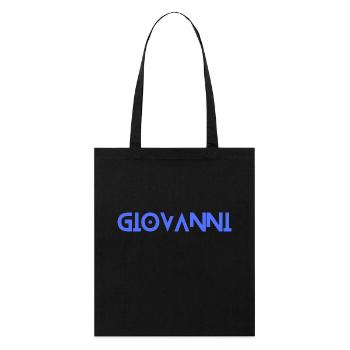 Giovanni - Stanley/Stella Bio-Stoffbeutel - Schwarz - Vorne