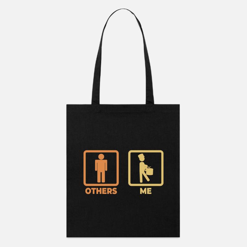 Trommelspieler Zeitplan - Stanley/Stella Bio-Stoffbeutel - Schwarz